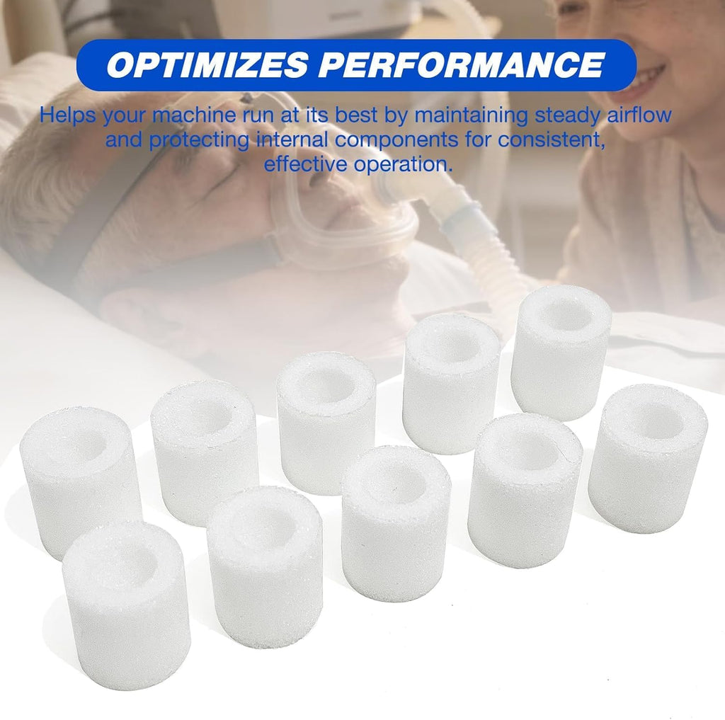 10 Pcs Nebulizer Filter for PARI Vios, Ultra II, Trek, and Trek S, CPAP Disposable Replacement Filter, Nebulizer Compressor Air Filter