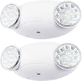 LIT-PaTH LED Emergency Light for Business, Battery Backup, 2 Pack