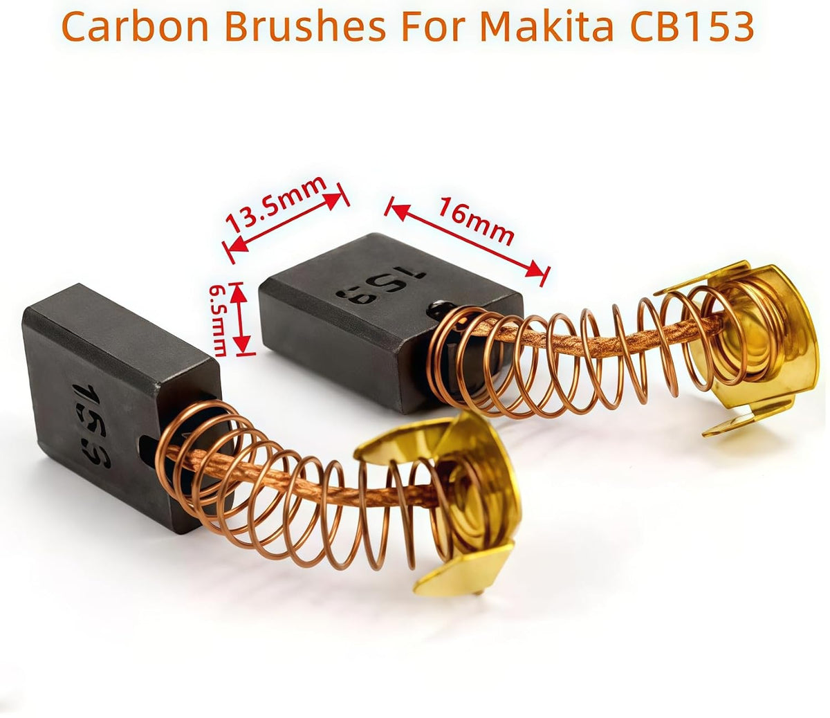 Replacement CB153,CB-153,CB-154,CB-155,CB-157,CB-161,CB-163, 181044-0 Carbon Brushes for Makita Power Tools