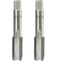 2Pcs M12 x 1.75 Metric Right-Hand Thread Tap, Hand M12x1.75 Taper & Plug Thread Tapping Tool for Cutting Internal Threads, Made of Alloy Tool Steel