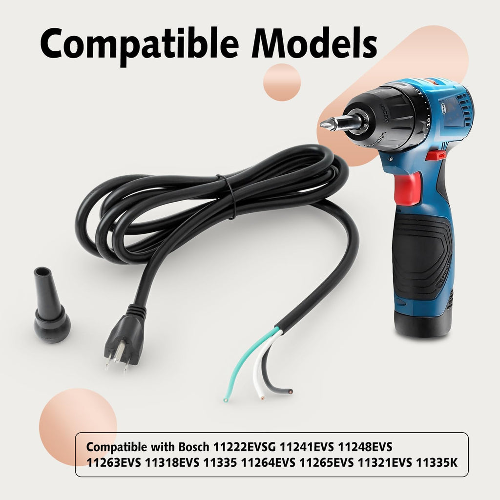 WPXITOO 1614461035 Hammer Drills Power Cord Compatible with Bosch