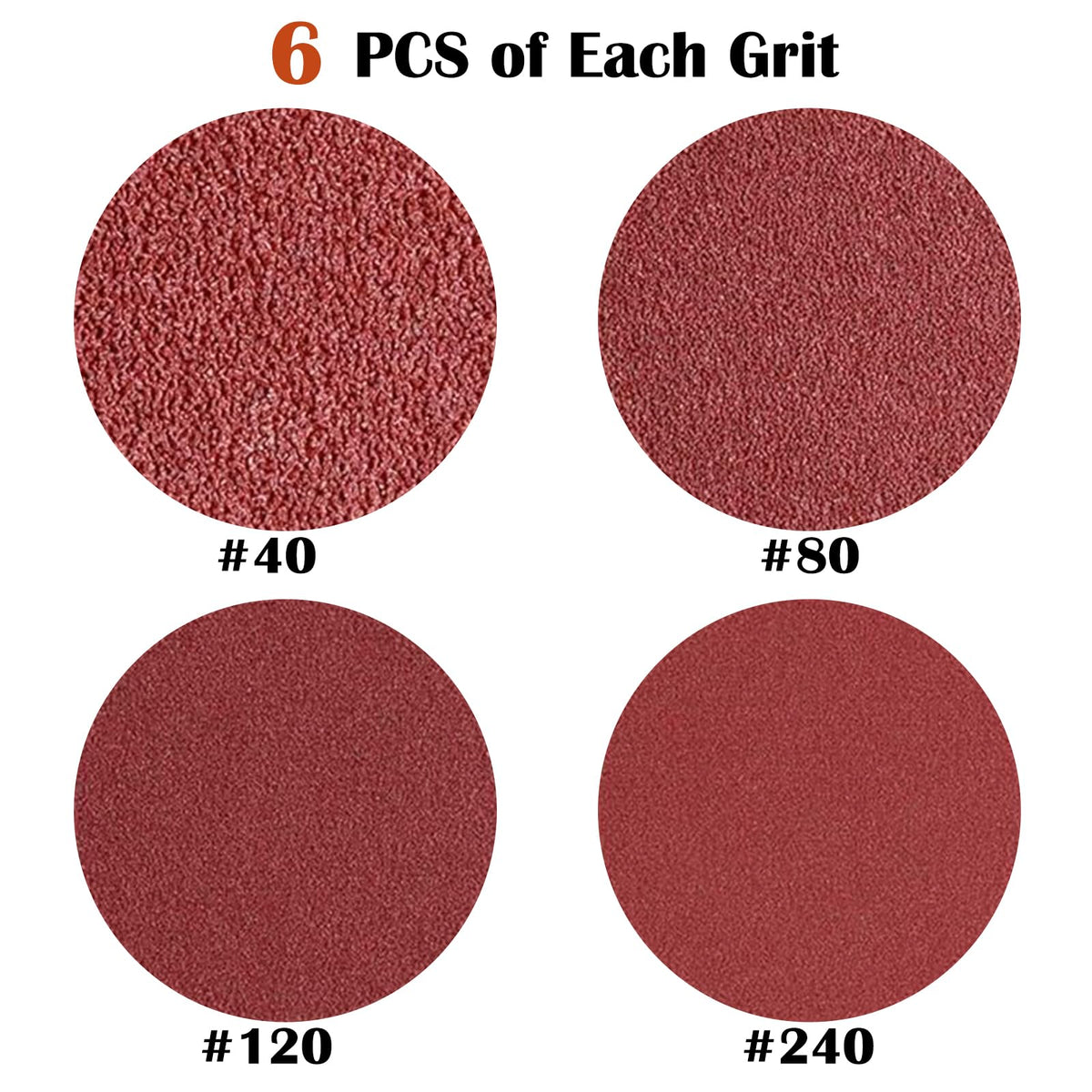 3 x 21Inch Aluminum Oxide Sanding Belts,6Each of 40 80 120 240 Grits,24 Pcs