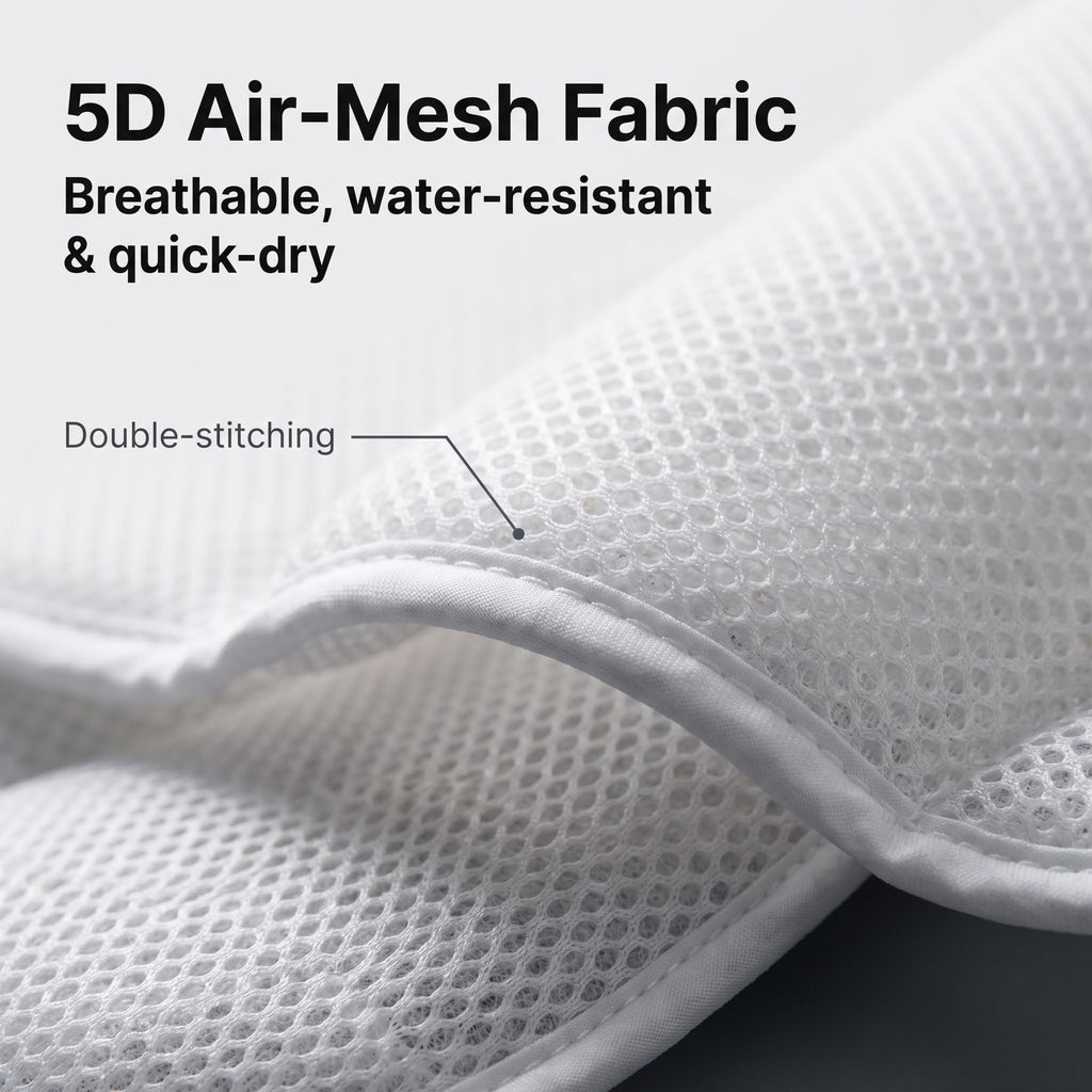 Upgraded Bath Pillows,Bathtub Pillows for Head and Neck Support,Bath Pillows for Tub with Soft 4D Breathable Mesh