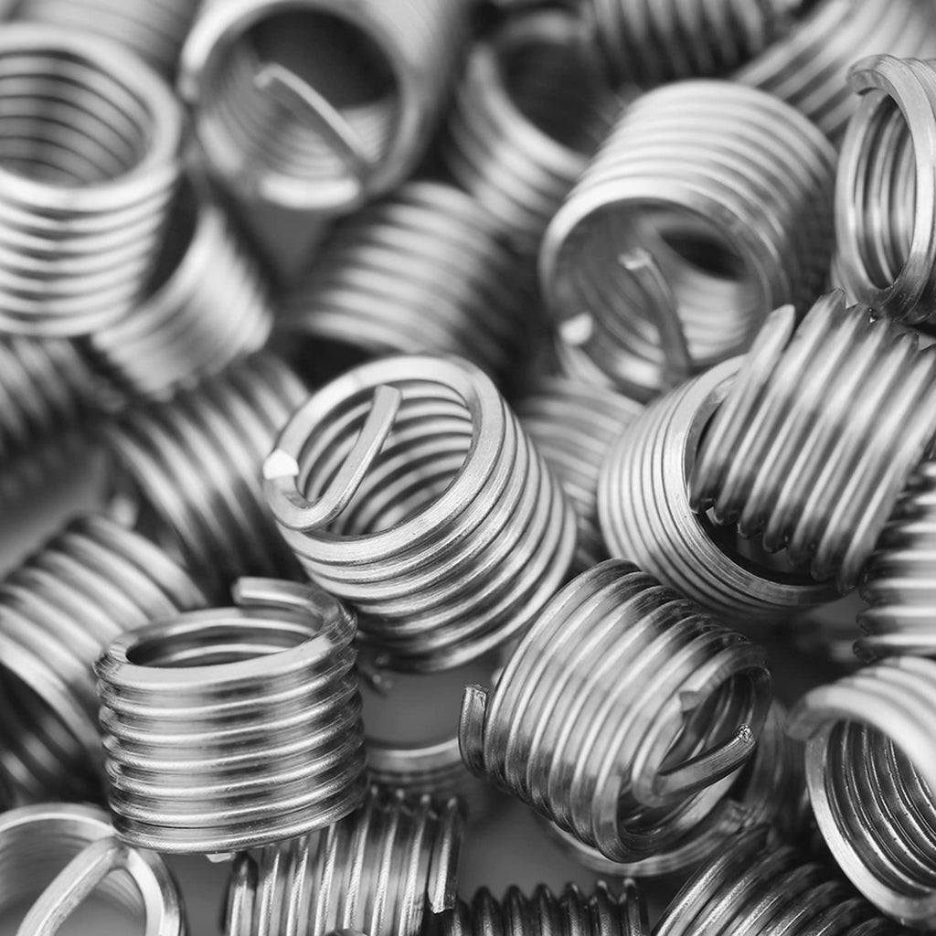 Kooingtech 100PCS Threaded Inserts M6x1mm Thread Repair Kit M6 Helicoil Kit