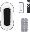 Automatic Window Cleaner Robot With Dual Water Spray,Smart Window Cleaning Washer Machine With 3000pa Suction&AI Path