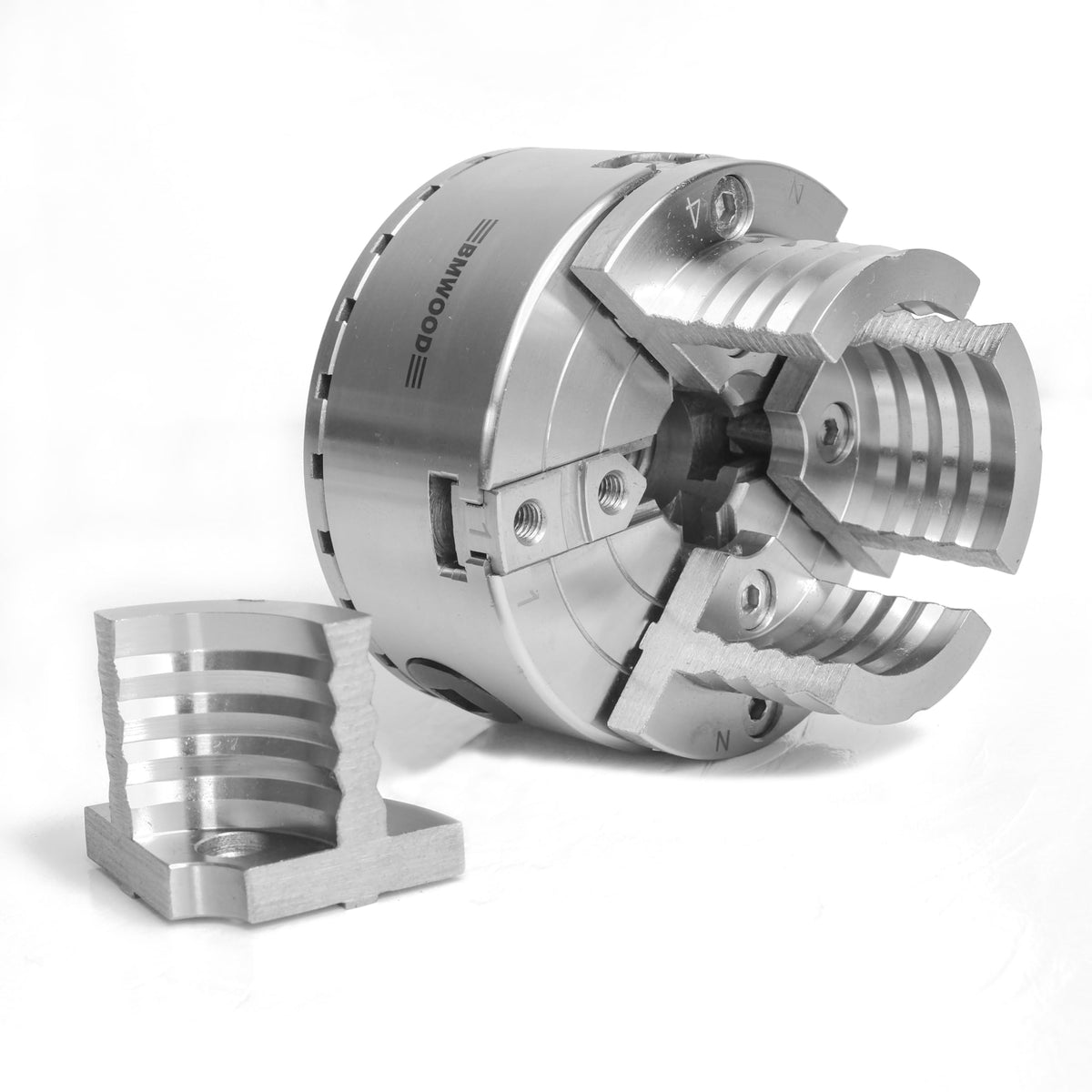 NCK-3.75Z-BWJ Ripple Deep Grip Jaws for BMWOOD NCK Series Wood Lathe Chuck, Compatible with the chucks: SuperNOVA2, G3 Nova, Robert Sorby Patriot, Record Power SC3, Record Power SC4.