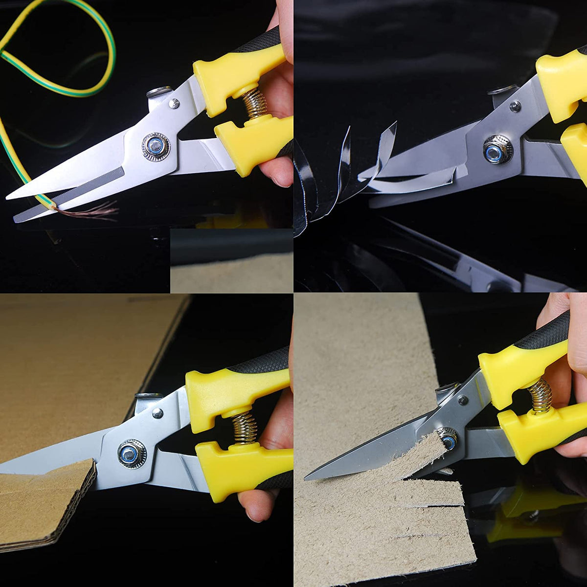 TOOLMAK Aviation Tin Snips Metal Cutter Set