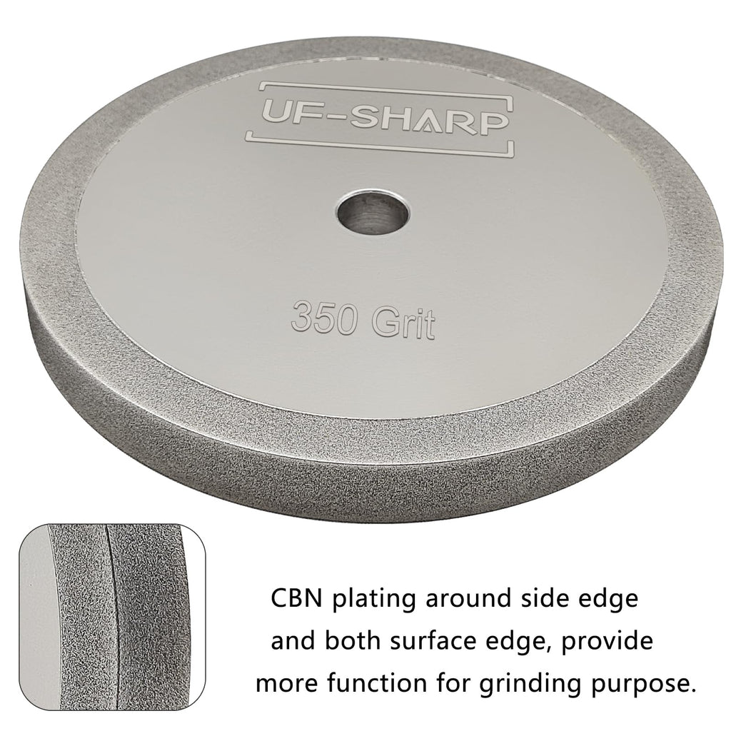 UF-SHARP CBN Grinding Wheel for Twice as Sharp, 350 Grit