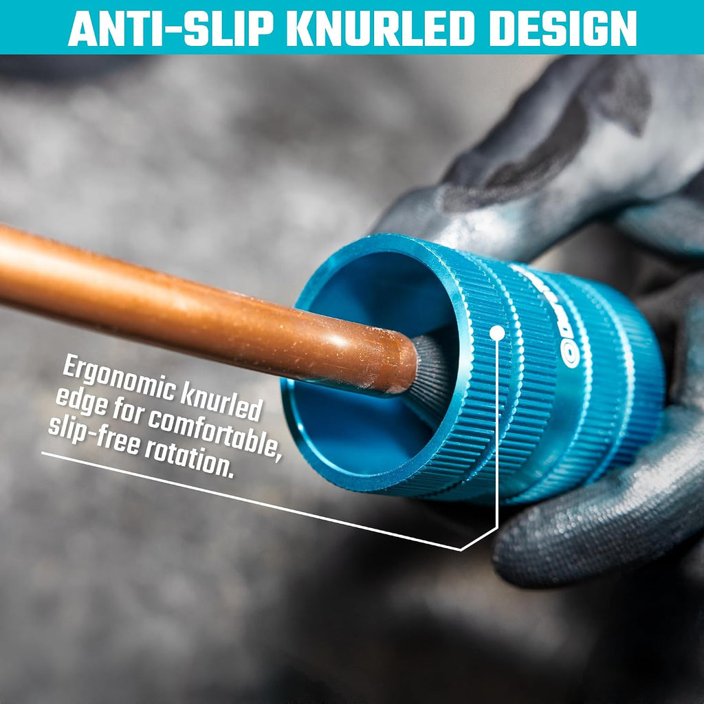 Inner & Outer Tubing and Pipe Reamer, Pipe Deburring Tool | Pipe Blevering Tool, Ideal for Copper, Stainless Steel