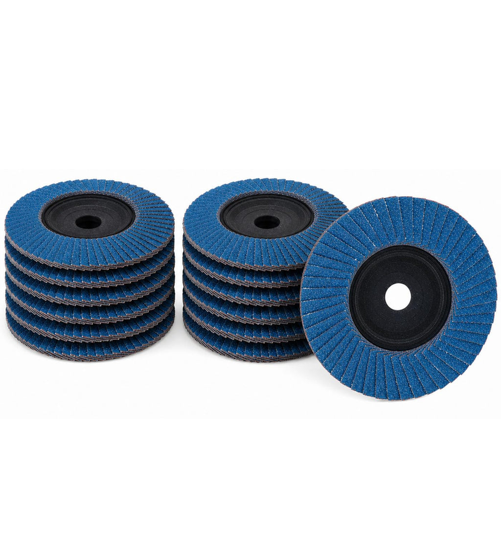 11 Pack 3-Inch Flap Sanding Discs, 60 Grit for TEENO & ZFULVO Angle Grinder