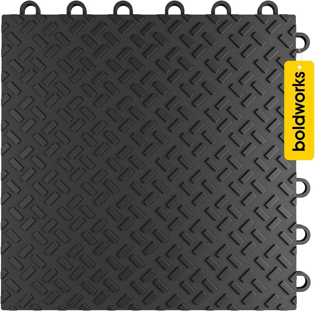 Garage Floor Tiles Interlocking Garage Flooring for Car Modular PlasticTile
