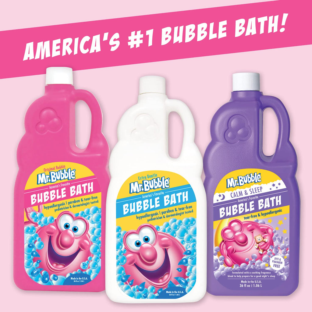 Extra Gentle Bubble Bath - Hypoallergenic, Tear Free Bubble Bath Solution Perfect for Sensitive Skin (Pack of 2