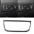 JKYUKU Real Carbon Fiber for Hyundai Accessories Headlight Power Switch