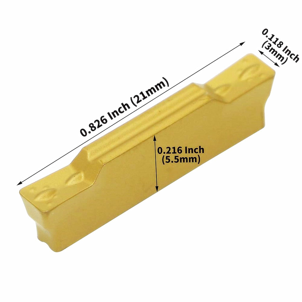 BestParts 20PCS MGMN300-M CNC Carbide Turning Inserts Lathe Grooving Insert