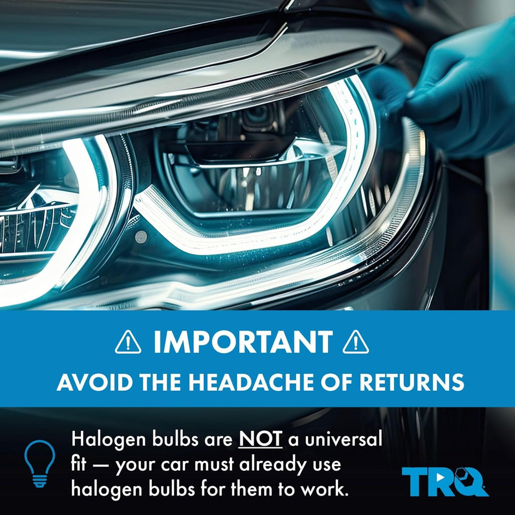 TRQ Driver and Passenger Side Headlight Assembly Set