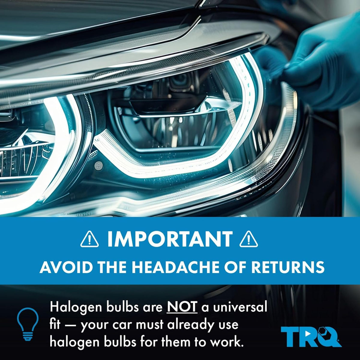 TRQ Headlight Assembly Set GM2518143 GM2519143