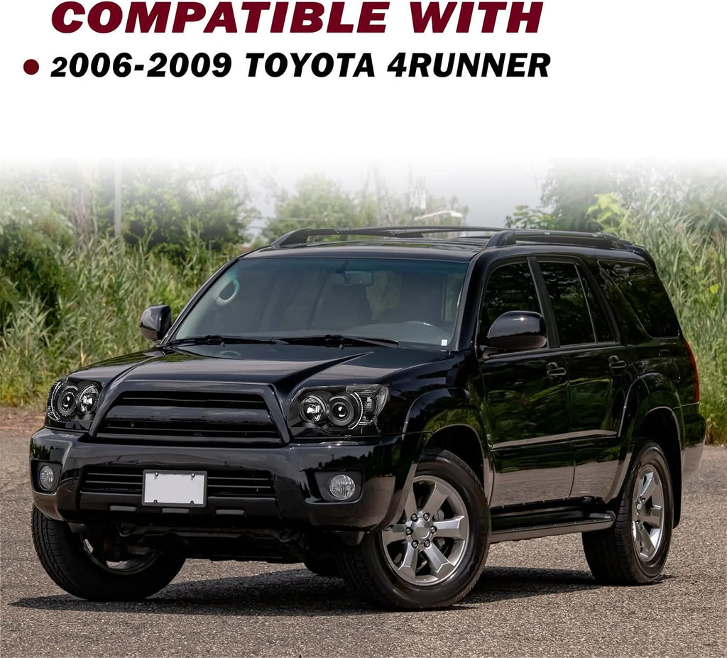 JSBOYAT Headlight Assembly Fits for 2006 2007 2008 2009 Toyota 4Runner