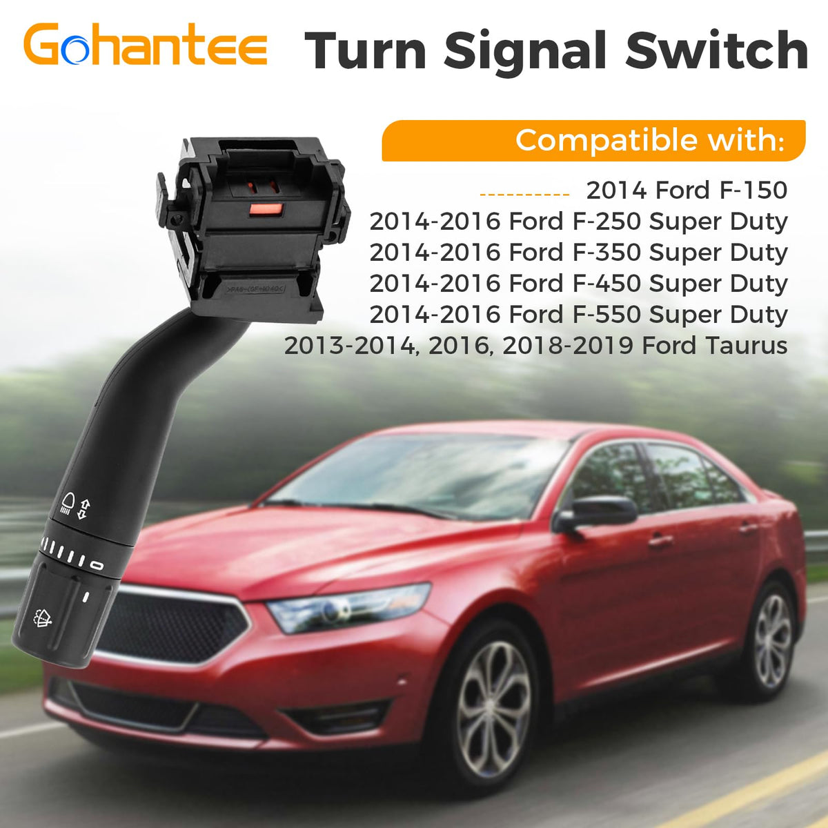 gohantee SW7016 Turn Signal Switch, Multi-Function Windshield Wiper Switch