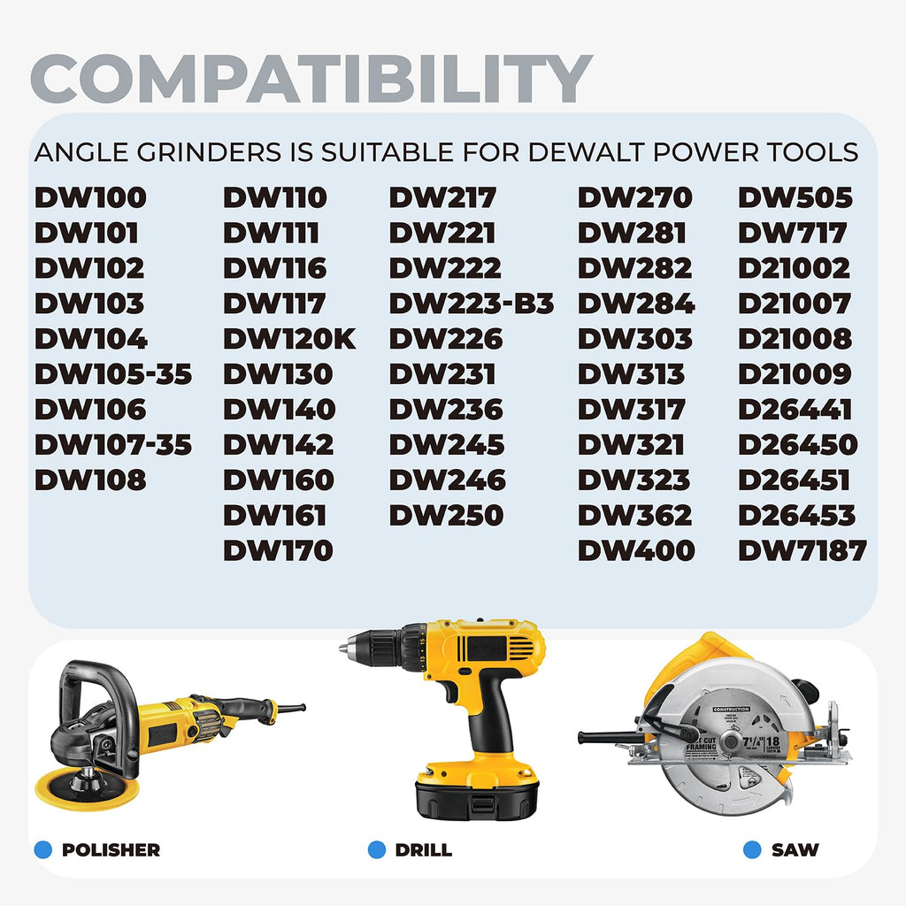 33007298 Power Cord for DEWALT Corded Electric Tools, 2 Wire 18 Gauge (8Ft)