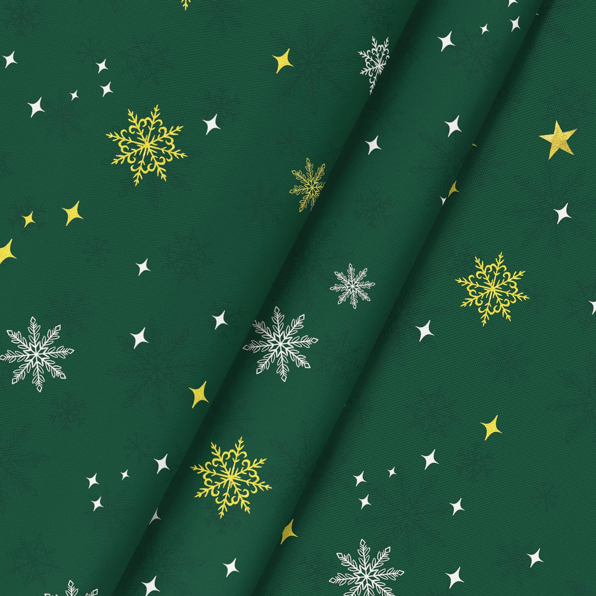 Christmas Tablecloth 70 x 70 Inch Round Christmas Trees Green