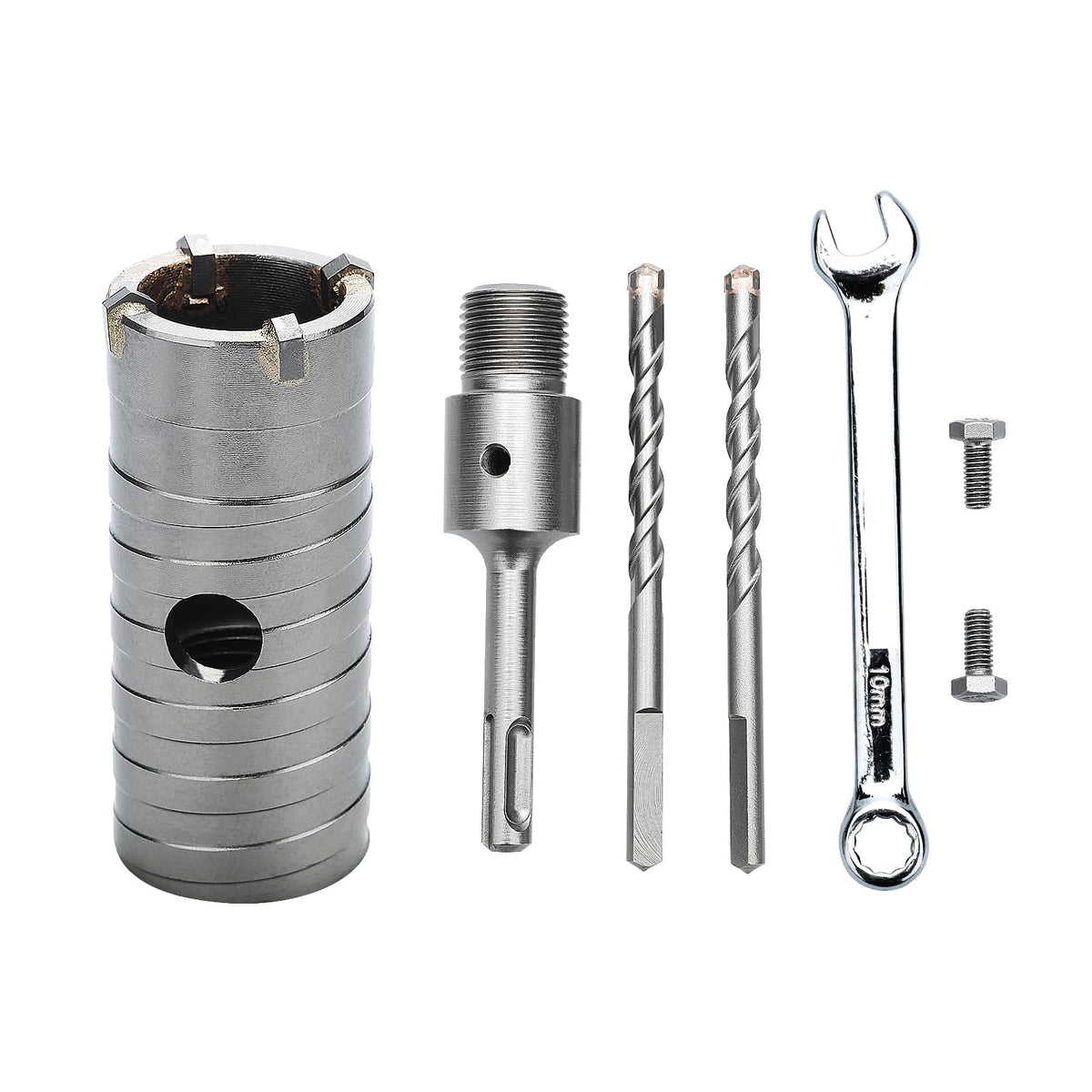 GRIXLEN 1.5 inch / 38mm Concrete Hole Saw with SDS Plus Shank Rod