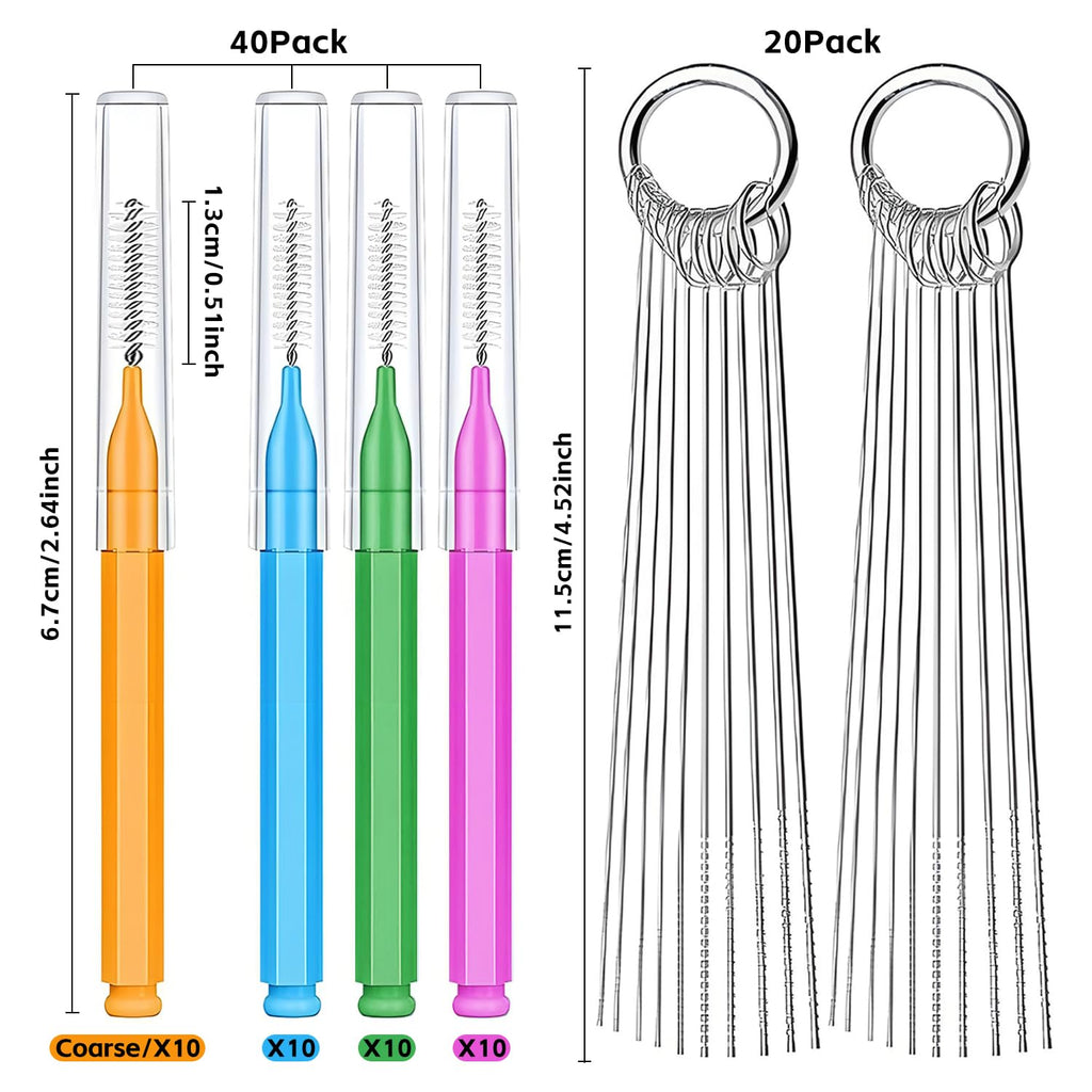 Multisize Shower Head Cleaner Tool Set, Shower Head Cleaning Brush for Small Hole Nozzle Unclogger, Anti-Clogging
