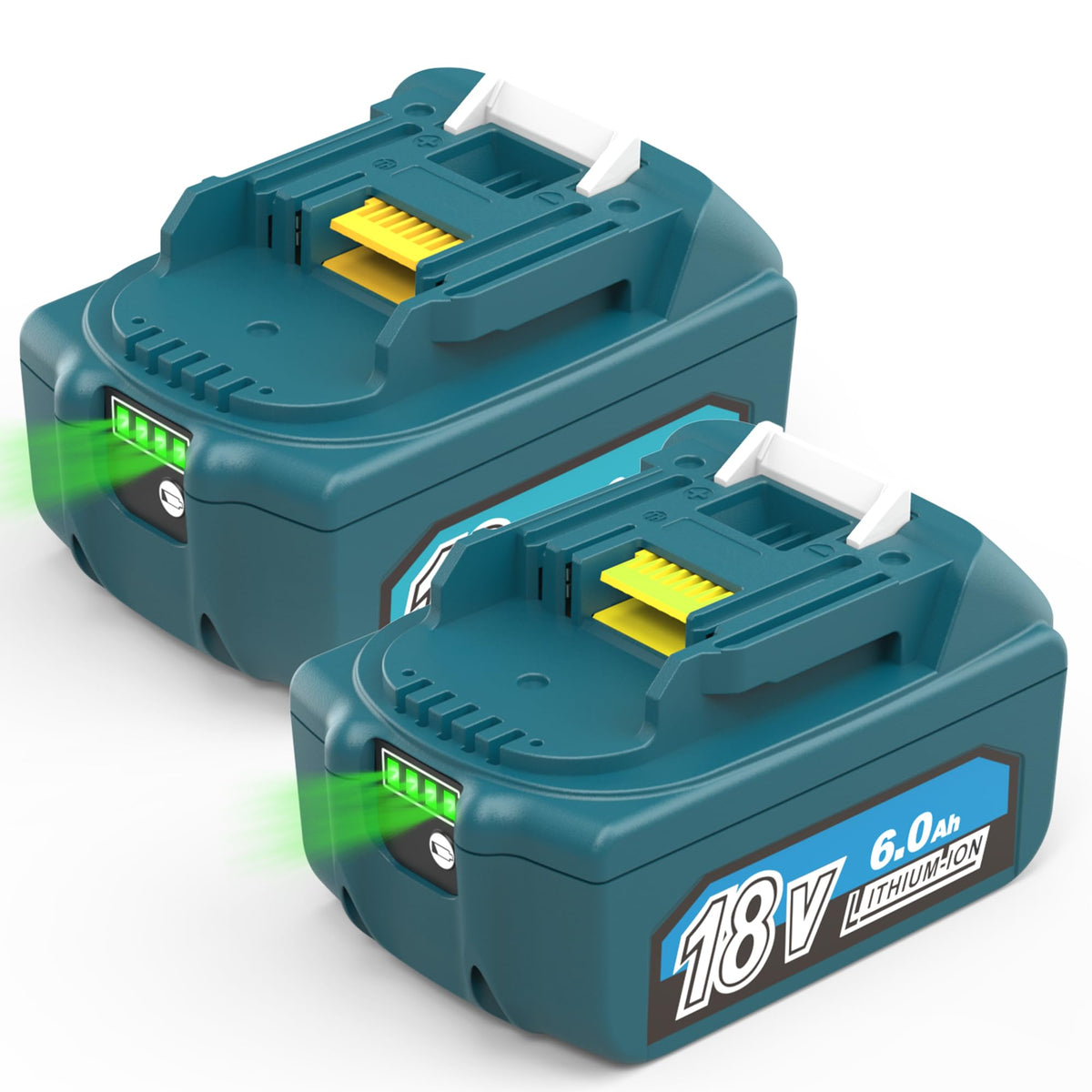 6.0Ah 18V Battery Replacement for Makita 18V Lithium Battery