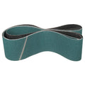 6 x 89 Inch Sanding Belt 40 Grit Zirconia 2 Pcs