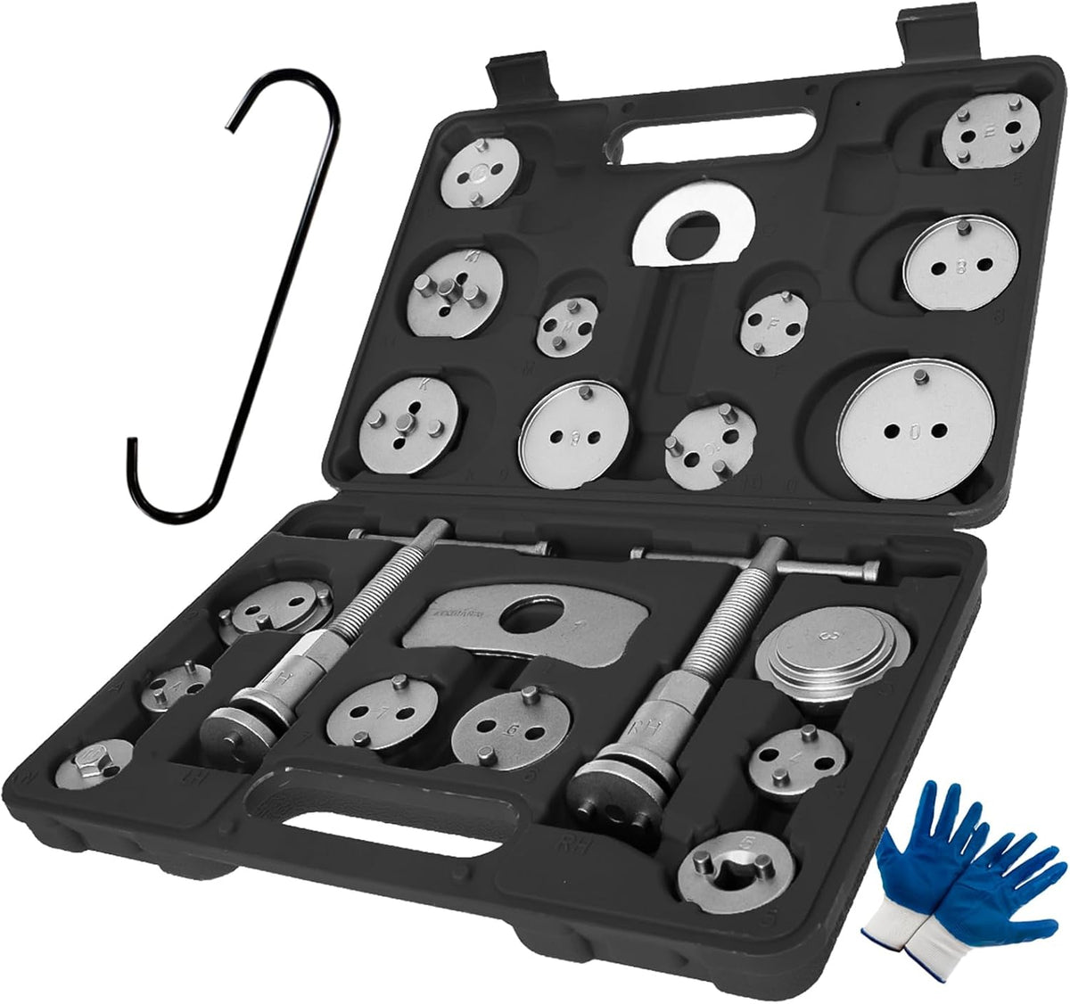 Brake Caliper Compression Tool, Caliper Piston Compressor 24pc