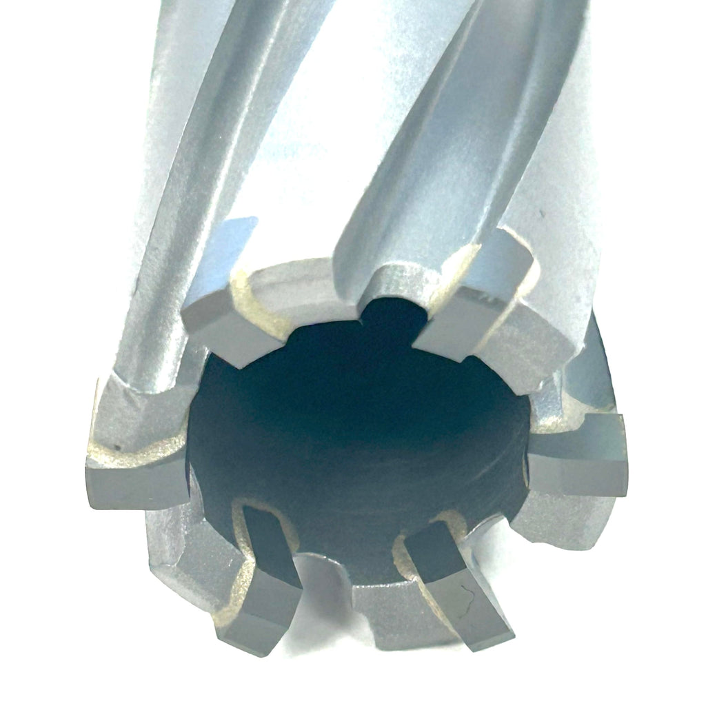 15/16" x 6" Annular Cutter, Industrial Grade Carbide Tipped TCT Hole Cutter with Pilot Pin Included, 3/4" Weldon Shank, Magnetic Drill Bit for Steel & Stainless Steel, USA Stock