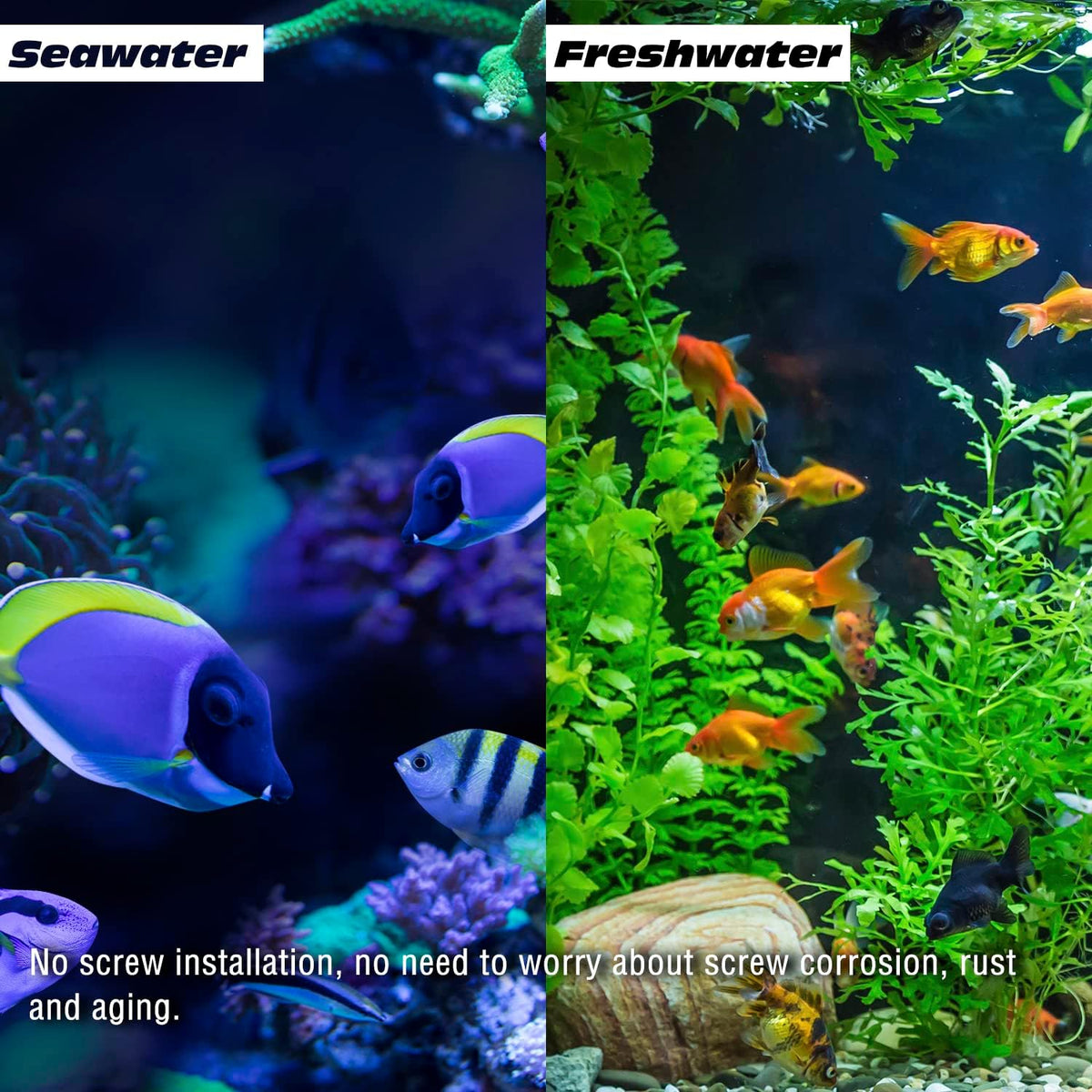 Algae Scraper for Glass Aquariums, 25.6inch with 10 Blades