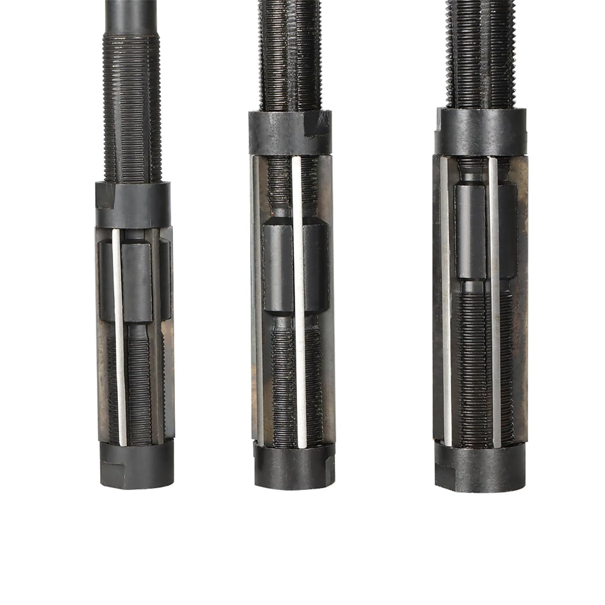 WFLNHB 11 Set High Speed Steel Adjustable Hand Reamers, H4-H14, 11.75mm-38mm, All 6 Blades Replacement for Drilling Machine and Other Machine, Metric