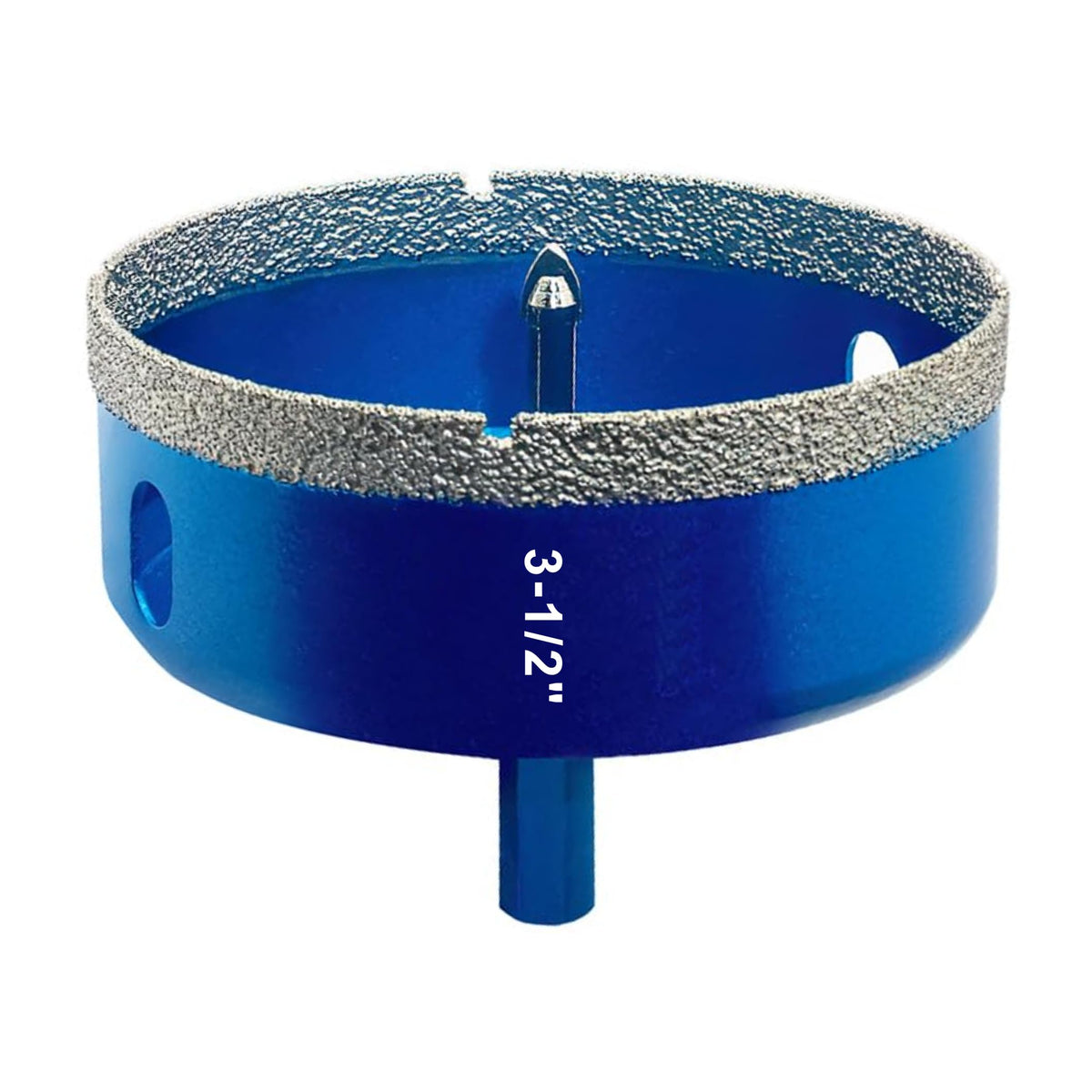 TurstAid Diamond Hole Saw 3-1/2 Inch with Pilot Guide Drill Bit - Performance Diamond Tile Hole Saw for Porcelain, Glass, Marble, Ceramic
