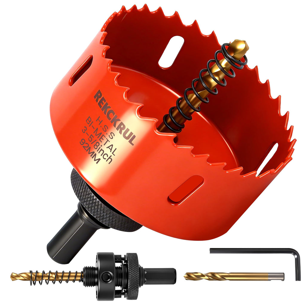 (92mm | 3-5/8 Inch) HSS M42 with 8% Cobalt Bi-Metal Hole Saw