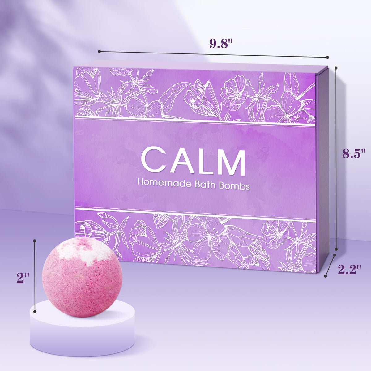 Bath Bombs for Women, Fizz Effect Bath Bomb, Shea Butter