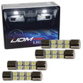 iJDMTOY 4pc Set 29mm 6614F/6612F LED Vanity Mirror Light Replacement Bulbs