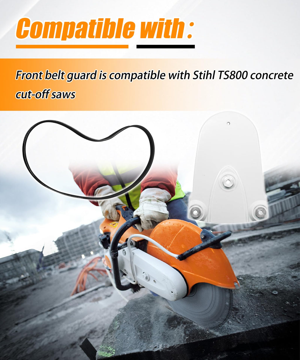 Front Belt Guard with Belt Fits for Stihl TS800 TS700