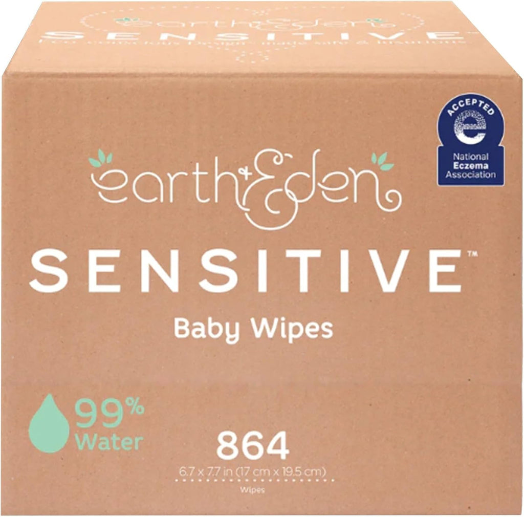 Sensitive Baby Wipes, Gentle on Skin, 6.7 x 7.7 in, 864 ct