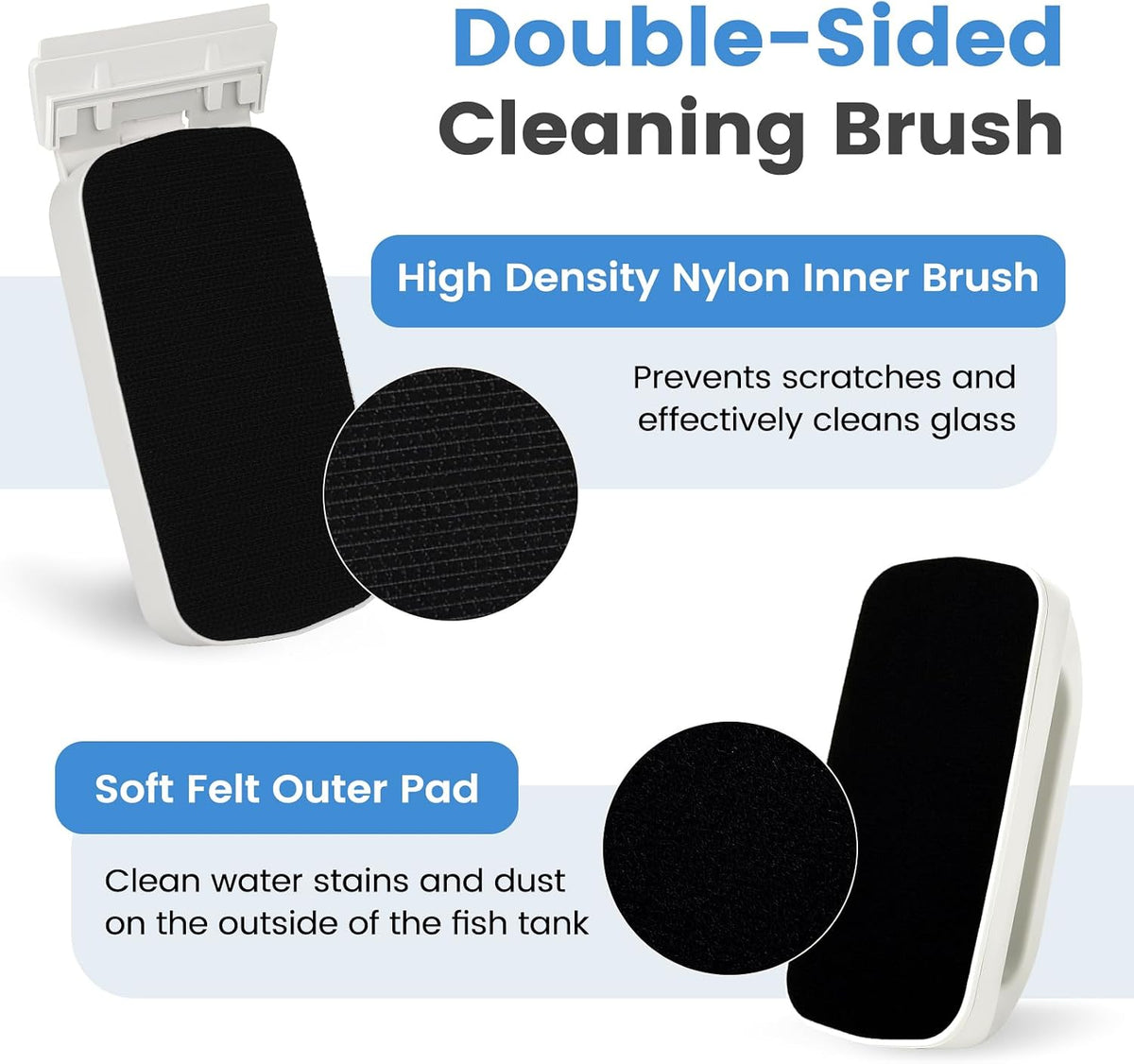 Aquarium Magetic Glass Cleaner Brush