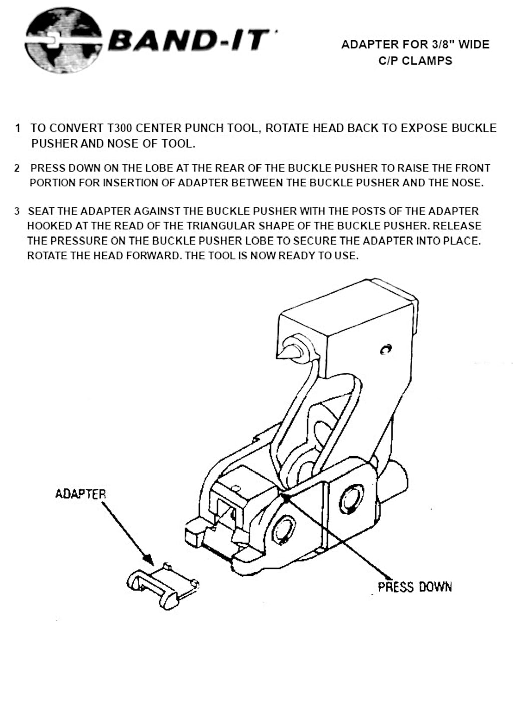 Band-It S03289 Adapter
