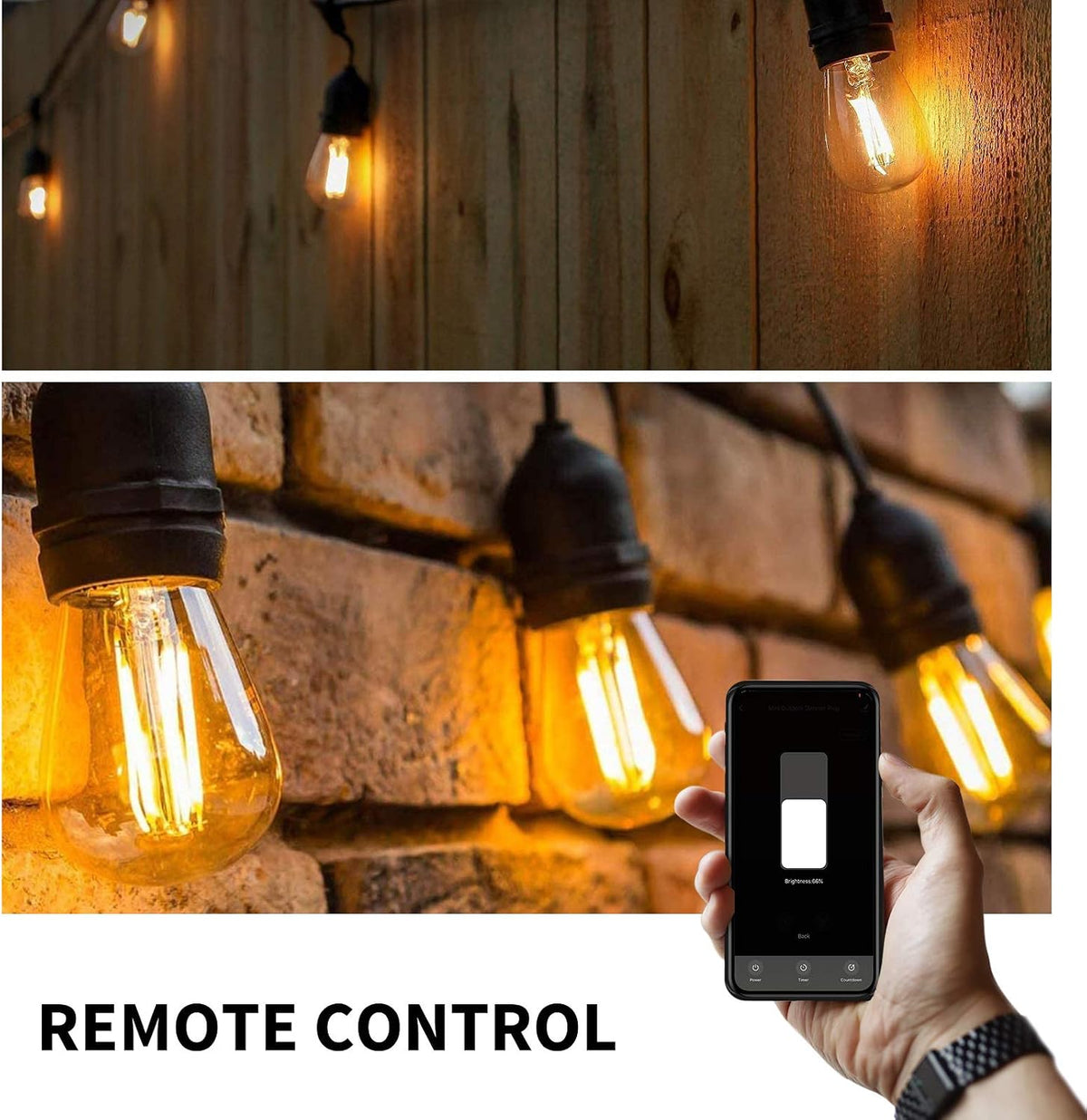 Heavy Duty Smart Plug, Wi-Fi Outdoor Smart Plug, Dimmer Plug Compatible with Alexa, Smart Life, Google Home