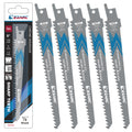 EZARC Reciprocating Saw Blades, 6-Inch 6TPI for Wood Pruning, 5-Pack