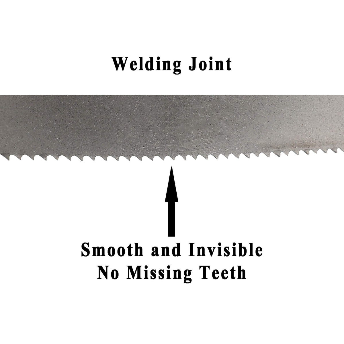 Imachinist S447812812 M42 44-7/8" x 1/2" x 8/12TPI Band Saw Blades, 3 Pack