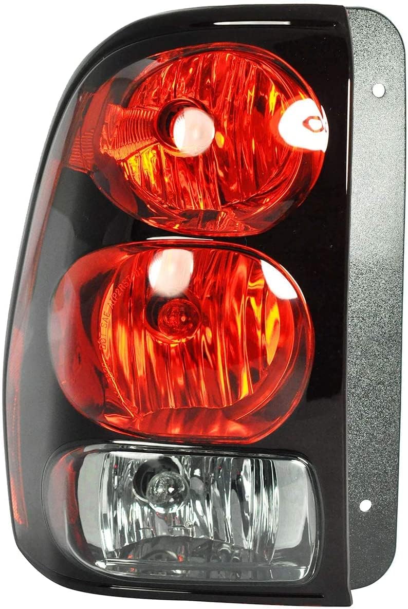 Dependable Direct Driver Side (LH) Tail Light Lamp for 2002-2009 Chevrolet Trailblazer GM2800150 - Includes Bulbs