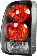 Dependable Direct Driver Side (LH) Tail Light Lamp for 2002-2009 Chevrolet Trailblazer GM2800150 - Includes Bulbs
