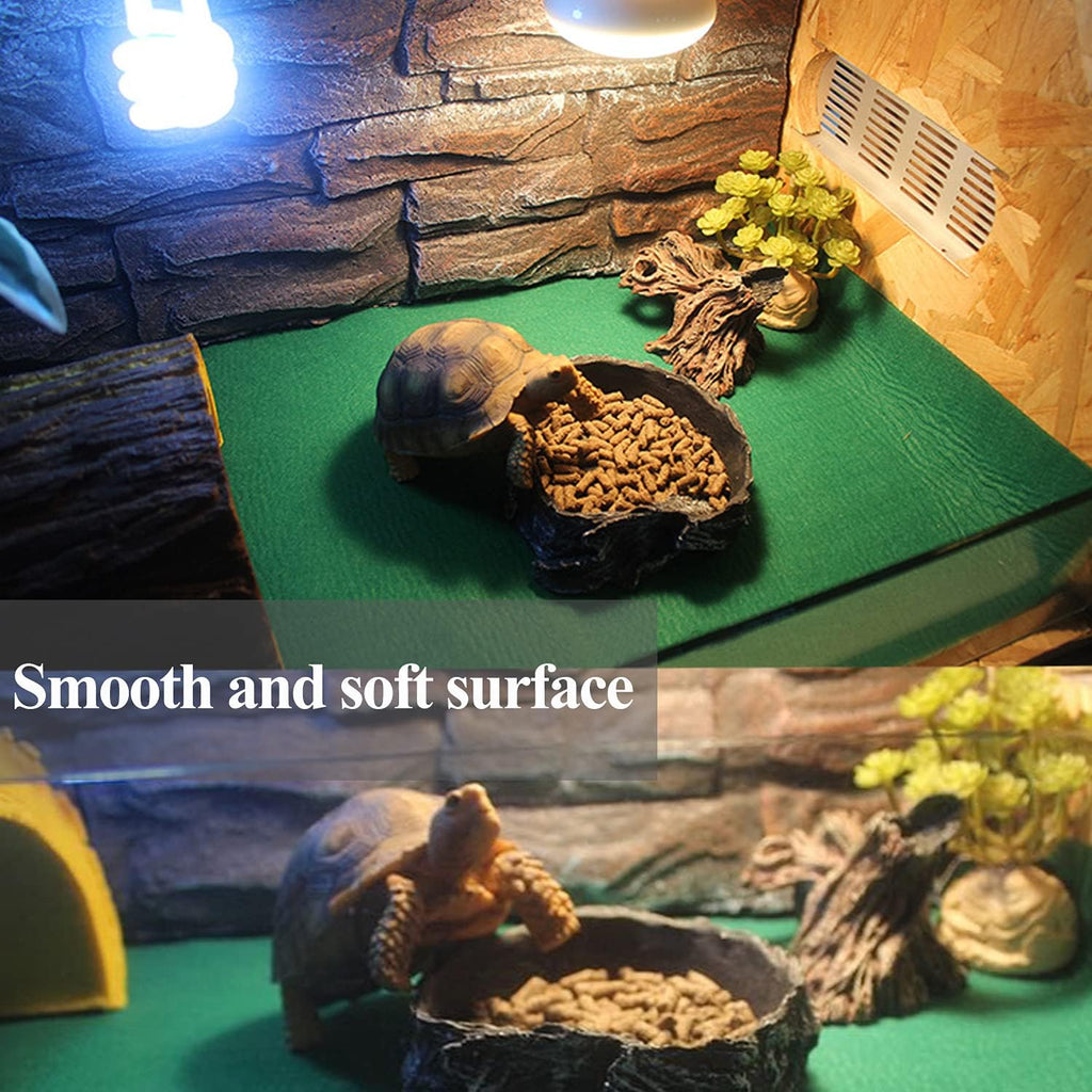 47" x 24" Large Reptile Carpet Terrarium Liner Bedding Reptile Substrate Mat Tank Accessories for Bearded Dragon