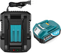 Twupixy 6000mAh 18V Battery Replacement for Makita 18V Battery and Charger DC18RC, Compatible with Makita LXT 18 Volt Batteries BL1850 BL1840 BL1830 BL1820 BL1815 Cordless Power Tools