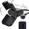 PQR20 Outdoor Smart Plug Waterproof IP66, WiFi Plug with 2 Individually Sockets, Compatible with Alexa & Google
