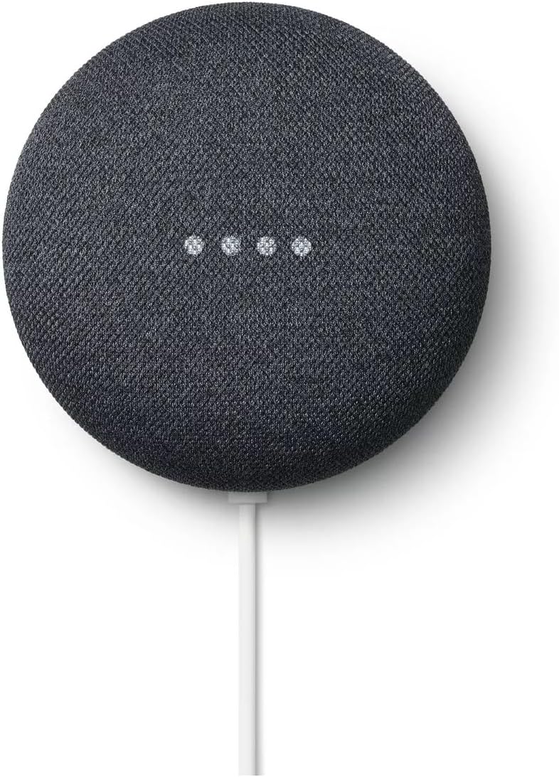 Nest Mini 2nd Generation Smart Speaker with Google Assistant - Charcoal