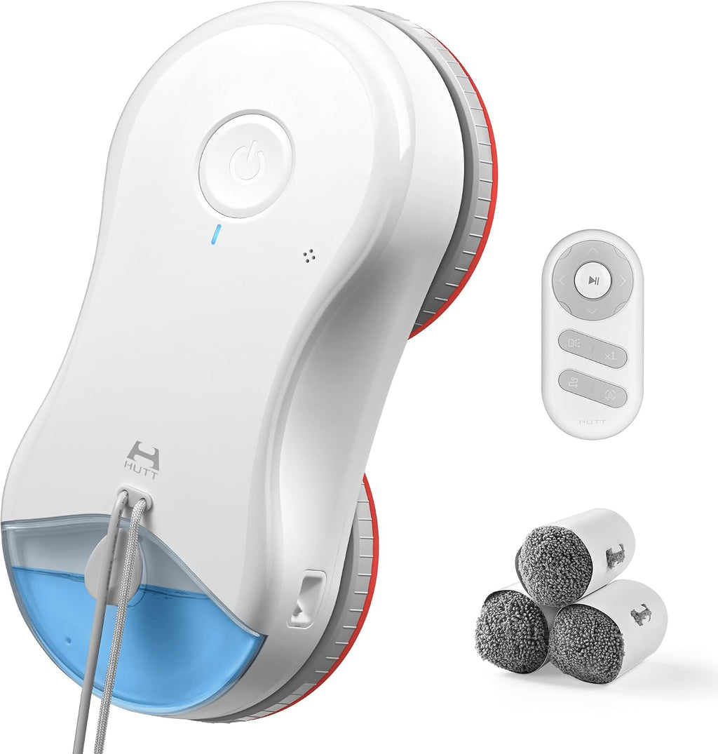 S55 Pro Window Cleaning Robot, 3D Floating Pads, Up to 6500Pa Suction, HydroJet Pump Spray, SLAM 4.0 Navigation, 80ml